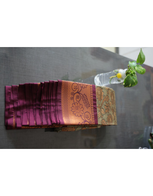 Cotton Silk Sarees (Dark Red)