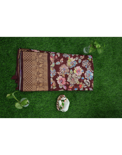 Cotton Digital Print Saree