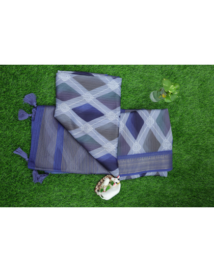 cotton printed saree