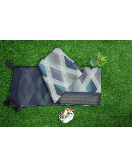 cotton printed saree