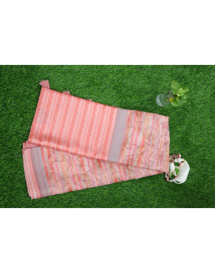 Cotton  Pink Saree
