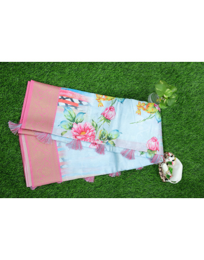 Rose Petal Silk Saree