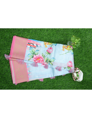 Rose Petal Silk Saree