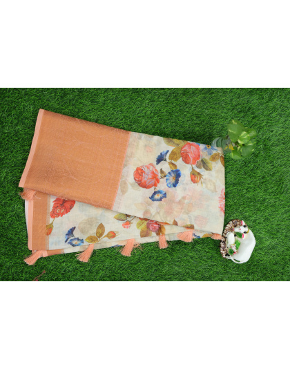 Luxe Linen Blend Saree