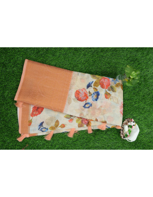 Luxe Linen Blend Saree