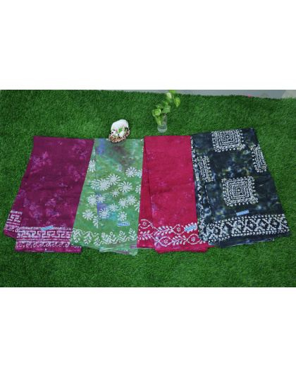 Artisan Printed Cotton Saree