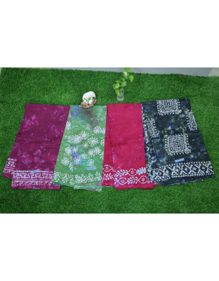 Artisan Printed Cotton Saree