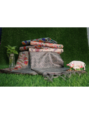Elegant Lub Printed cotton Saree