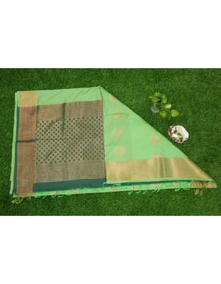 Soft Silk Green Saree