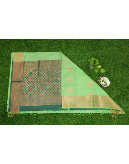 Soft Silk Green Saree