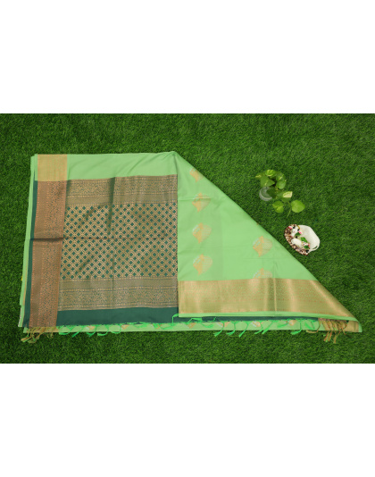 Soft Silk Green Saree