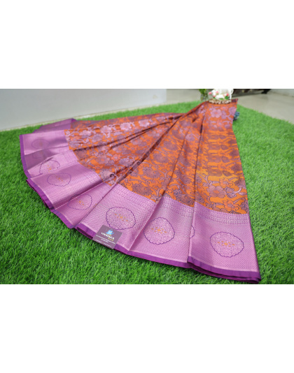 Purple Silk Cotton Saree