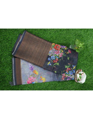 Cotton Digital Print Saree