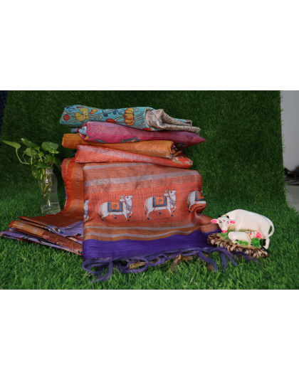 Kanchipuram Pure Cotton Silk Saree