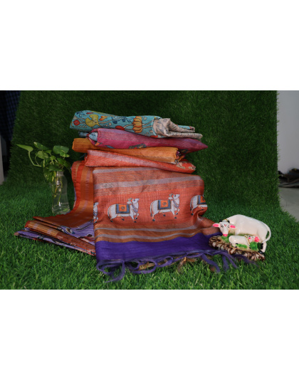 Kanchipuram Pure Cotton Silk Saree