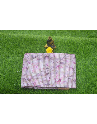 Blush Elegance Fancy Cotton Pink Saree