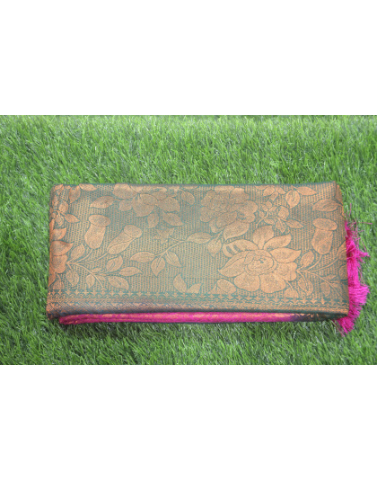 Regal Radiance Kubera Pink Silk Saree