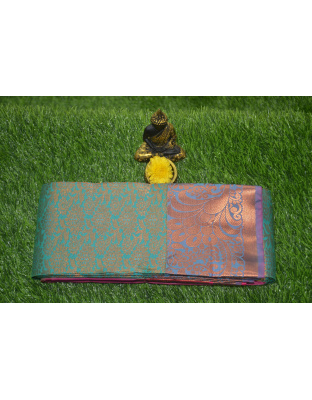 Enchanted Karishmal Green Saree