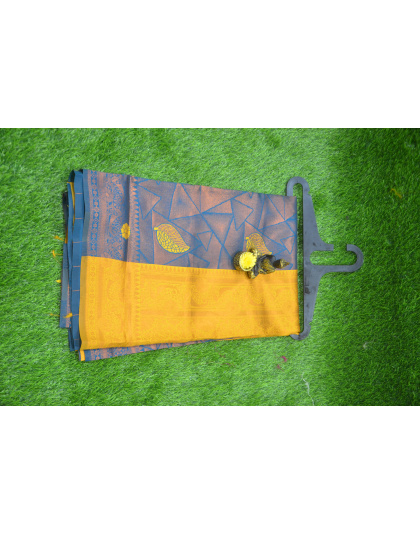Ocean Blossom yellow Semi Tissue