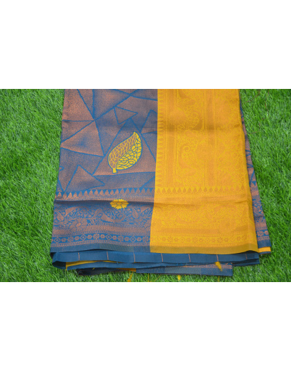 Ocean Blossom yellow Semi Tissue