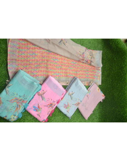 Sparrow Cotton Saree