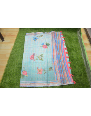 Pastel Woven Saree