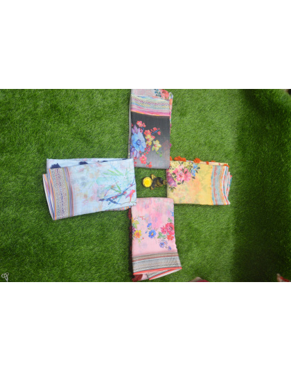 Pastel Woven Saree