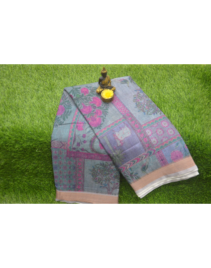 Vibrant Digital Tasser Saree