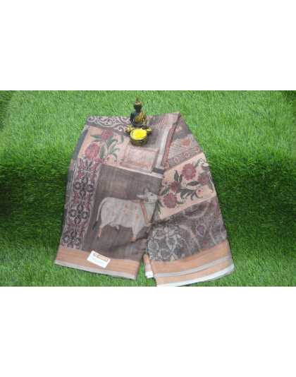 Vibrant Digital Tasser Saree