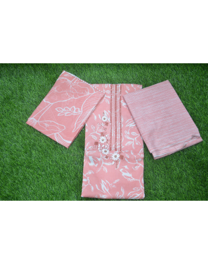 Cool Color Chudi Material