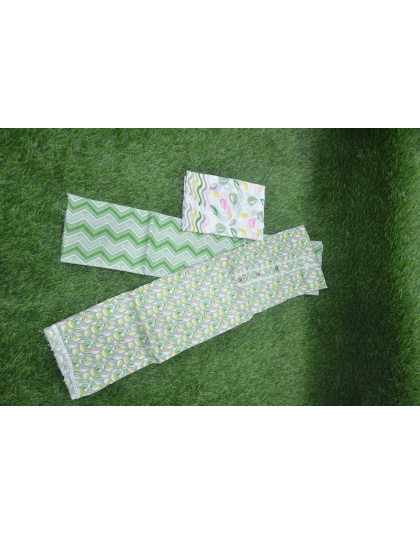 Elegant Green Chudi Material