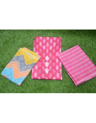 Charming Pink Chudi Material