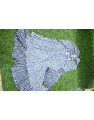 Stylish Grey Chudi Kurti