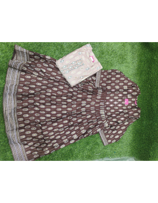 Elegant Brown Anarkali