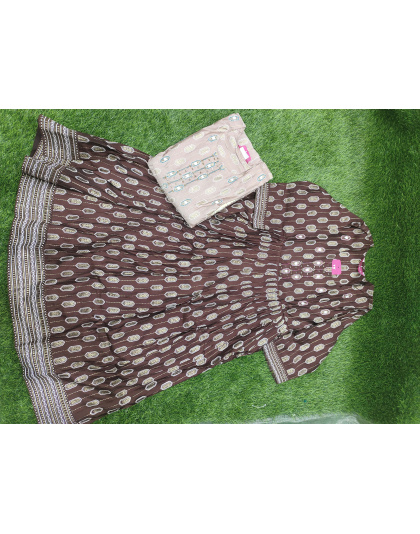 Elegant Brown Anarkali